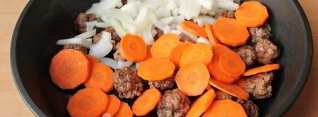 гречка с фаршем и овощами. Шаг 5