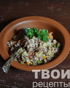 Гречка с фаршем