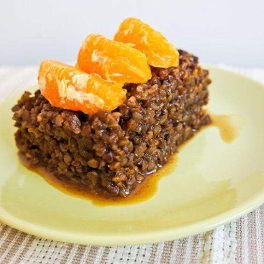 Рецепт гречки с финиками и апельсинами