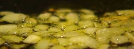 гречка с грибами, луком и укропом. Шаг 3