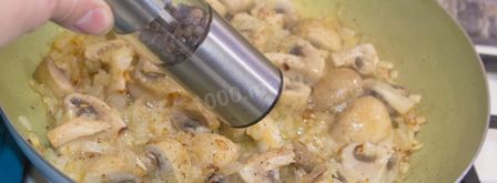 гречка с грибами в горшочке. Шаг 6