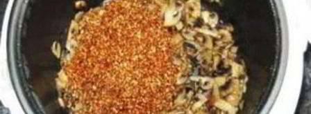 гречка с грибами в мультиварке. Шаг 4