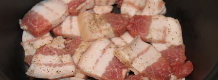 гречка с грудинкой в мультиварке. Шаг 3