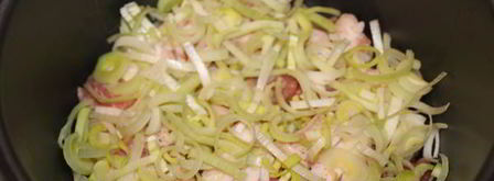 гречка с грудинкой в мультиварке. Шаг 4