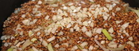 гречка с грудинкой в мультиварке. Шаг 6