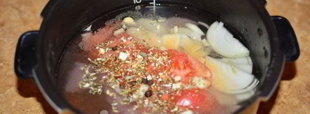 гречка с индейкой в мультиварке. Шаг 7