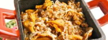 гречка с лисичками в горшочках. Шаг 5