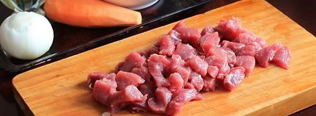 гречка с мясом на сковороде. Шаг 4