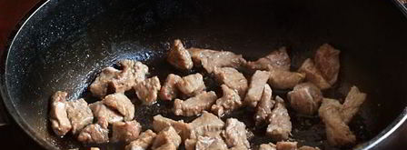 гречка с мясом на сковороде. Шаг 5