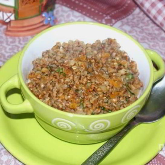 Рецепт гречки с овощами и чесноком