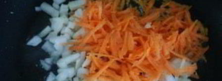 гречка с овощами и чесноком. Шаг 3