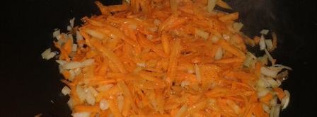 гречка с овощами и грибами в томатном соусе. Шаг 5