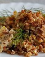 Гречка с рыбой в мультиварке