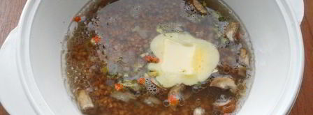 гречка с шампиньонами в микроволновке. Шаг 5