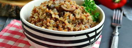 гречка с шампиньонами в микроволновке. Шаг 6