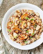 Гречка с шампиньонами