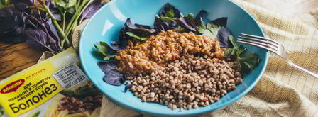 гречка с соусом болоньезе. Шаг 6