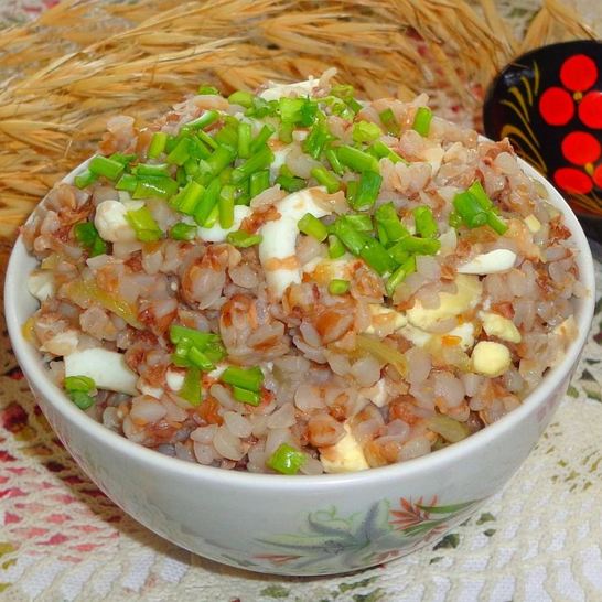 Рецепт гречки с яйцом