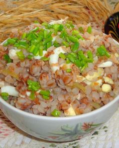 Гречка с яйцом