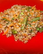 Гречка, тушенная с овощами