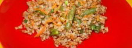 гречка, тушенная с овощами. Шаг 4