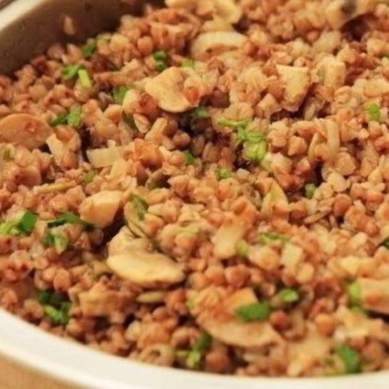 Рецепт гречки, запеченной с грибами