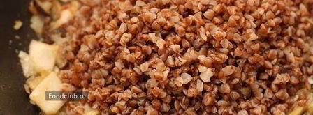 гречневая каша с белыми грибами. Шаг 7