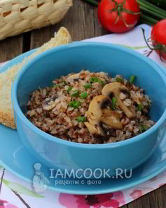 Гречневая каша с грибами