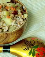 Гречневая каша с картофелем