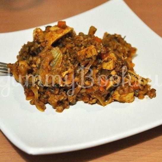 Рецепт гречневой каши с курицей