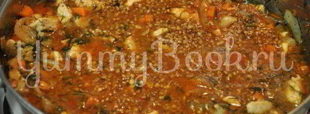 гречневая каша с курицей. Шаг 7