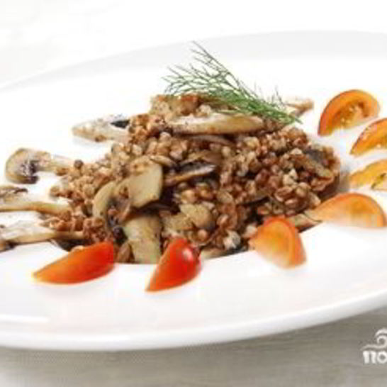 Рецепт гречневой каши с шампиньонами