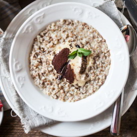 Рецепт гречневой каши с тирамису