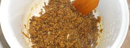 каша из зеленой чечевицы в мультиварке. Шаг 5