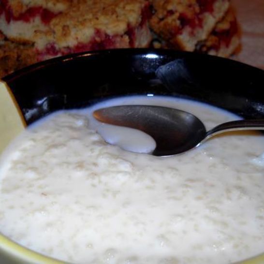 Рецепт каши молочной рисовой