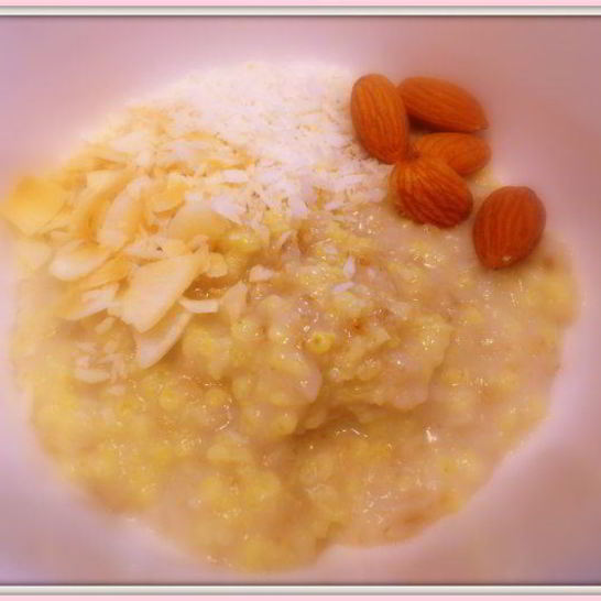 Рецепт каши на кокосовых сливках