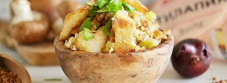 каша по-сибирски постная с рыбой. Шаг 9