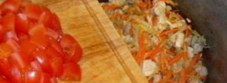 каша рисовая со свининой. Шаг 3