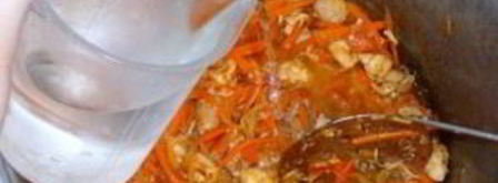 каша рисовая со свининой. Шаг 5