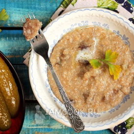Рецепт каши с мясом в мультиварке