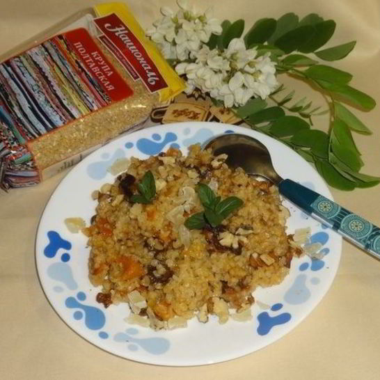 Рецепт каши с сухофруктами