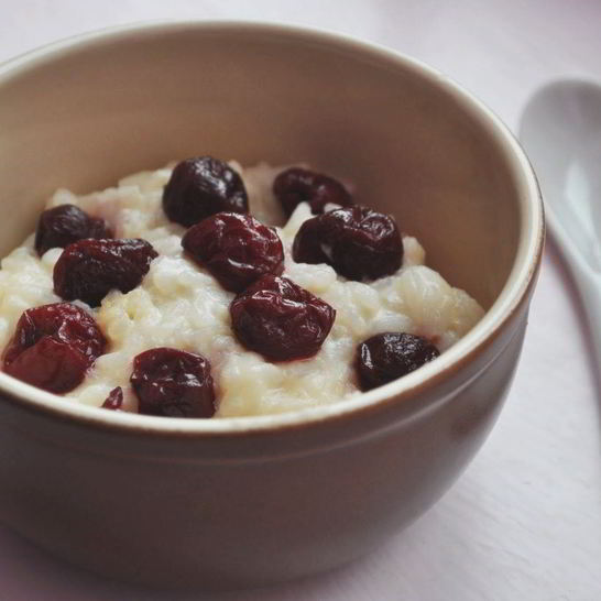 Рецепт каши с вишней