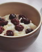 Каша с вишней