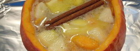 каша в тыковке веселый хэллоуин. Шаг 15