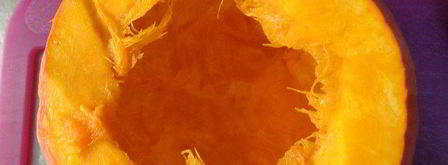 каша в тыковке веселый хэллоуин. Шаг 4