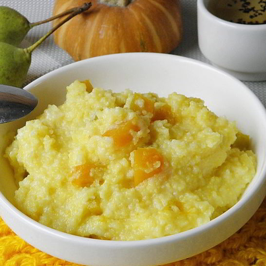 Рецепт кукурузной каши с тыквой в мультиварке