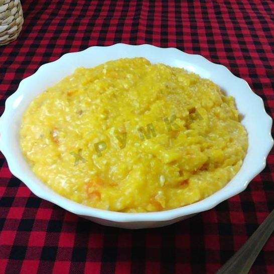 Рецепт кукурузной каши с тыквой
