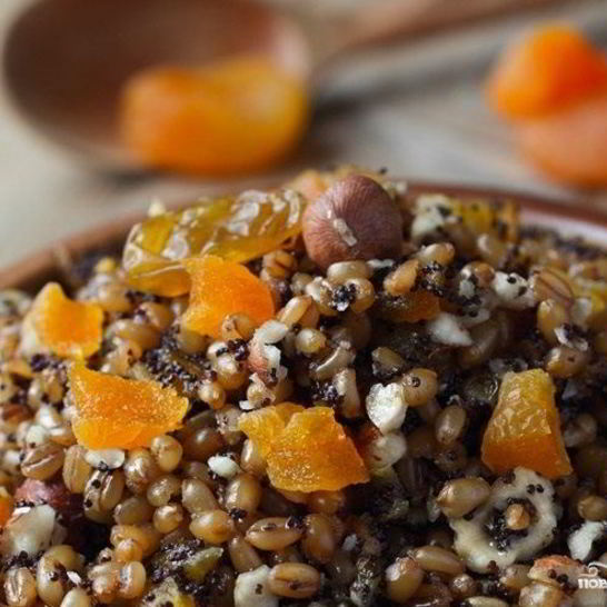 Рецепт кутьи с изюмом