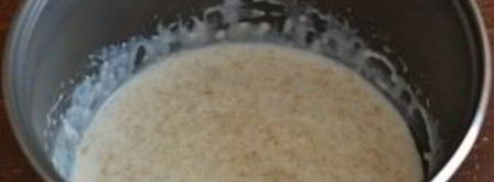 молочная каша в мультиварке. Шаг 4