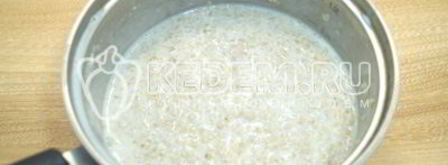 овсяная каша на молоке. Шаг 3